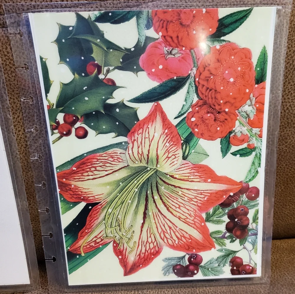 Handmade cover for your Classic size Disc Bound Planner gardening